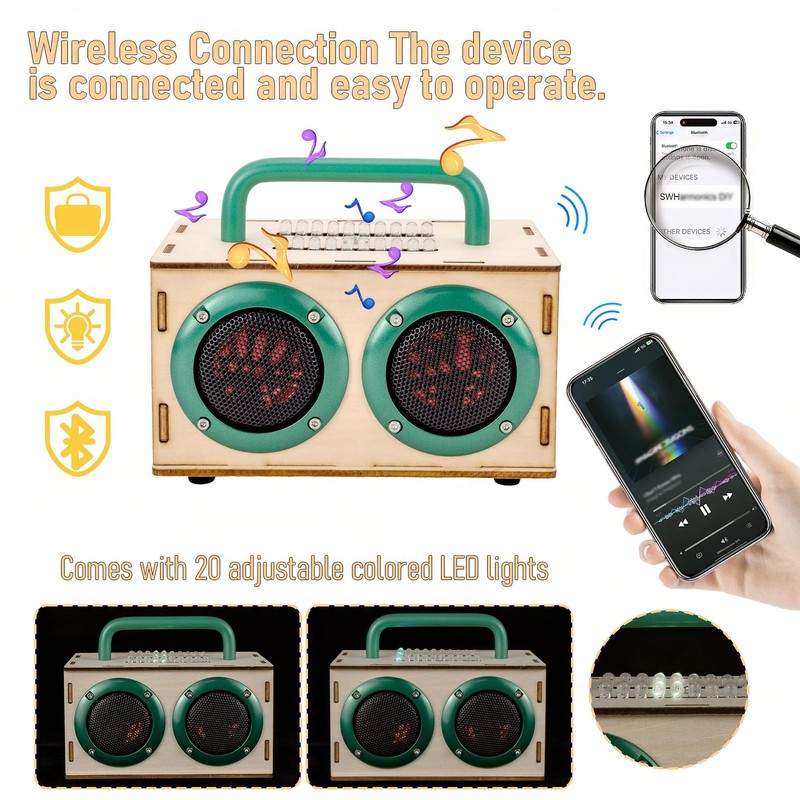 DIY Bluetooth Speaker Kit - STEM Projects for Kids &