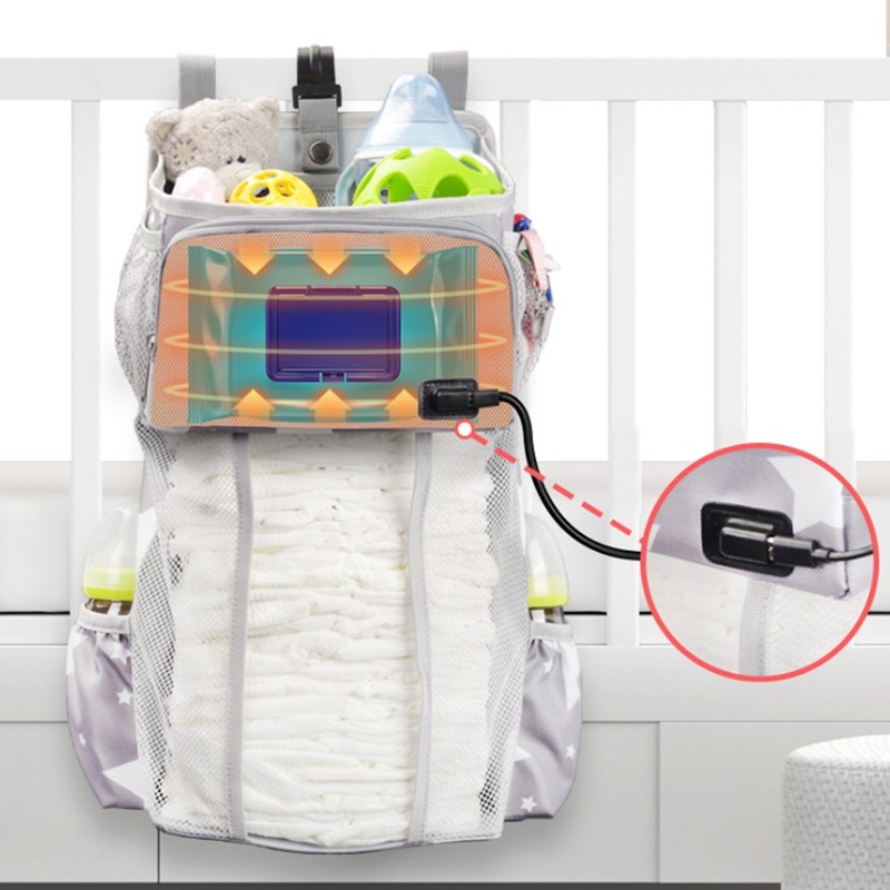 Hanging Diaper Organizer Diaper Stacker for Changing Table Diaper Holder