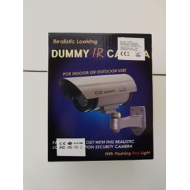 Überwachungskamera Dummy Attrappe Wand YMPA UEK-SD (4, Silber)