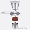 Coffee Pod Reusable Capsules Food Grade Stainless Steel Refillable Coffee