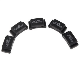 Alice 5pcs Rubber Pick Holder for Guitar Picks, 1 Set (5 Pieces) for Guitar/Bass/Ukulele