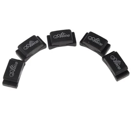 Alice 5pcs Rubber Pick Holder for Guitar Picks, 1 Set (5 Pieces) for Guitar/Bass/Ukulele