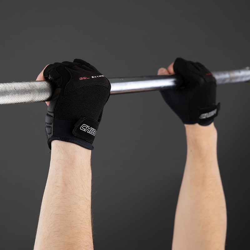 Chiba Unisex's Premium Gel Extreme Glove, Black, Large