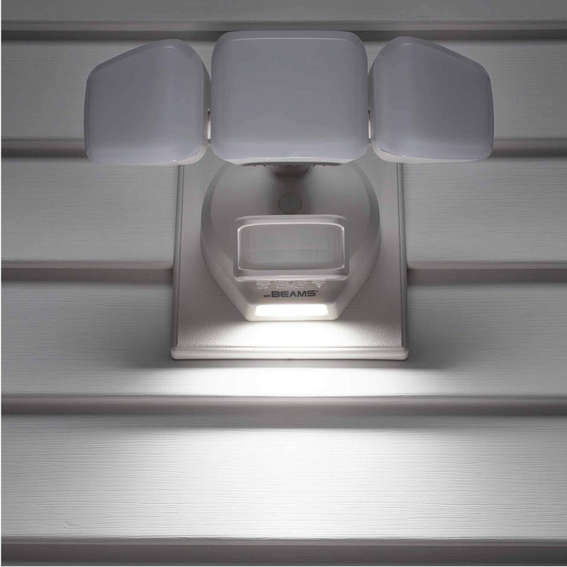 Mr. Beams Pro 3-Head Outdoor Motion Sensing LED Security Light