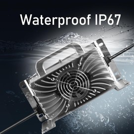 Abakoo 36V 15A RXV Golf Cart Battery Charger for Ez-Go EZgo TXT with RXV Plug 3 Prong Connector, IP67 Waterproof