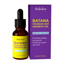 Shakebar Batana Oil for Hair Growth, Natural Batana Oil from Honduras, Unique Curling Formula, Effectively Promotes Hair Growth, Prevents Hair Loss, Nourishes the Scalp - 1.85 fl oz.