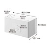 Yamazaki 2040 Double Sided Compact Tissue & Wet Sheet Case,