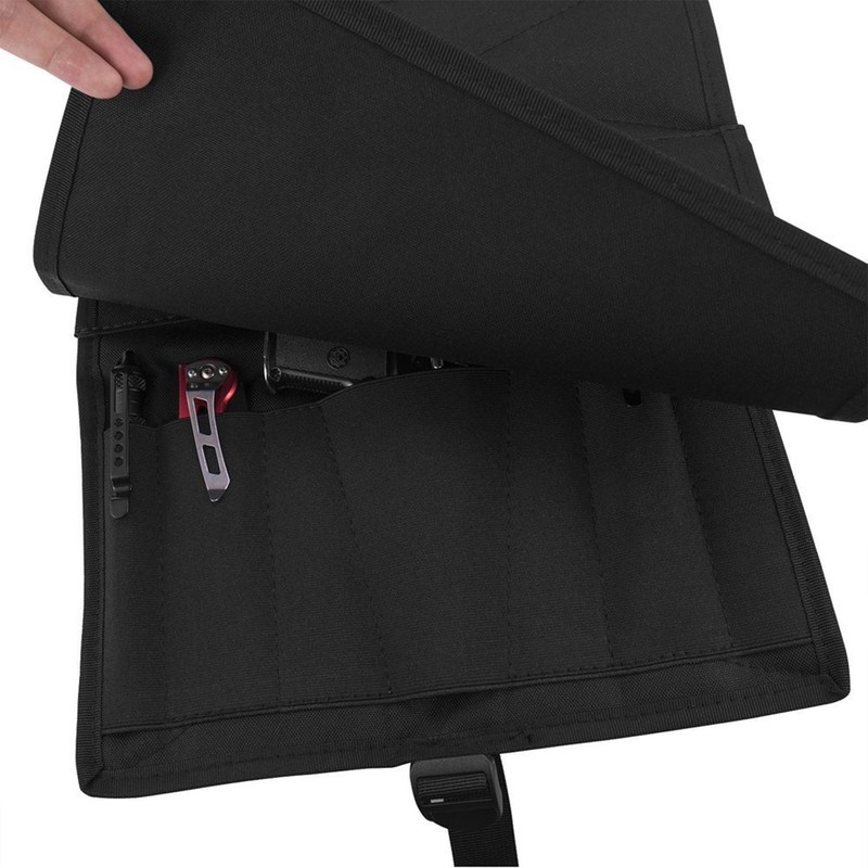 Under Seat Concealment Holster with Spare Pouch for Car Office