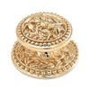 Vicenza Designs K1001 San Michele Knob, Large, Polished Gold