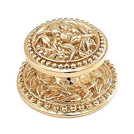 Vicenza Designs K1001 San Michele Knob, Large, Polished Gold