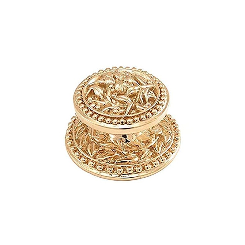 Vicenza Designs K1001 San Michele Knob, Large, Polished Gold