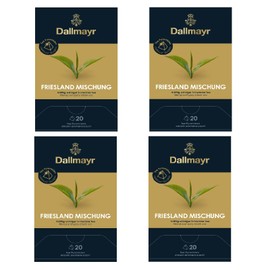 4 x Dallmayr Black Tea Friesland Mix 20 Pyramids x 2.5 g