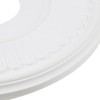 MY MIRONEY White PU Ceiling Medallion Decorative Ceiling Fan Medallion