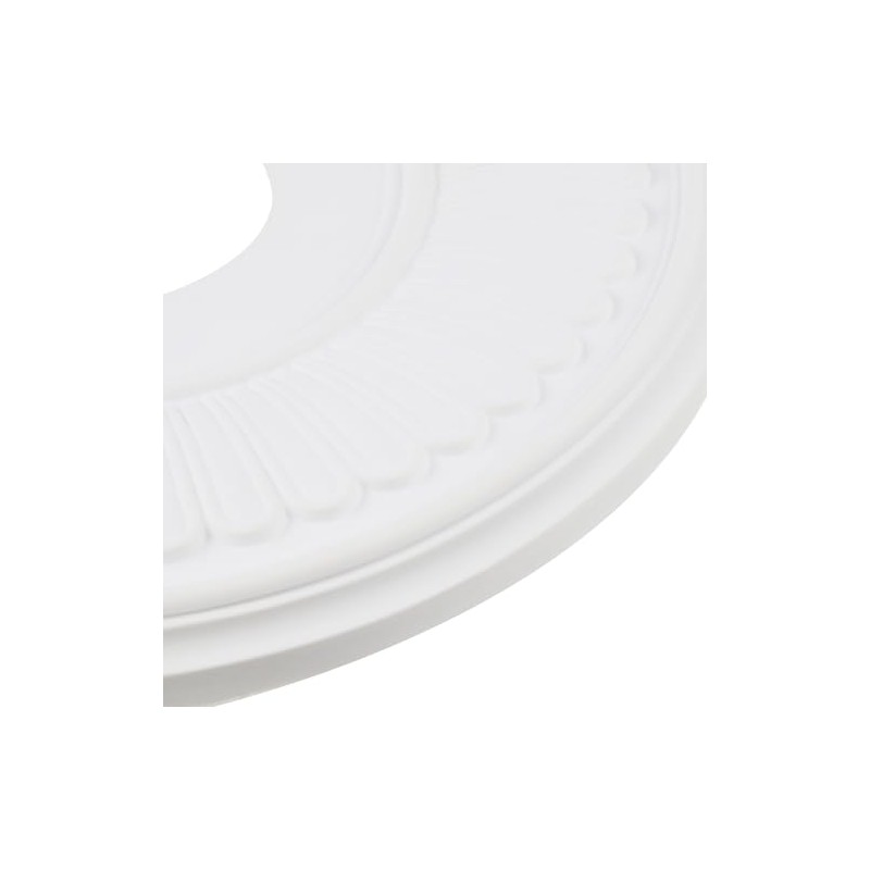 MY MIRONEY White PU Ceiling Medallion Decorative Ceiling Fan Medallion