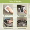 2 Shelf Corner Shower Caddy - Suction Cup, With Towel
