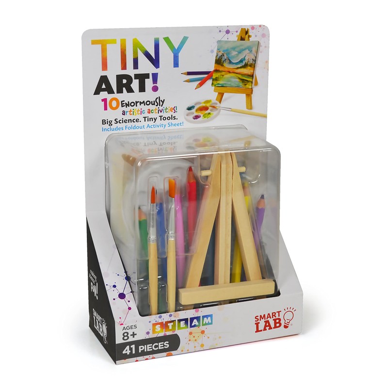 SmartLab Toys Tiny Art! - 10 Enormously Artistic Activities. Big