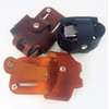 Basket Style Leather Tape Measure Holder by AP Saddlery (Dark