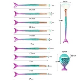 Make Up Brush Set, Eyeshadow Brush Set, Eye Brush Set, Eyeshadow Applicators Brush, Professional Makeup Brush for Foundation, Powder Cream, Blush, Eyeshadow, Eyebrows, Eyeliner, 11 Pieces