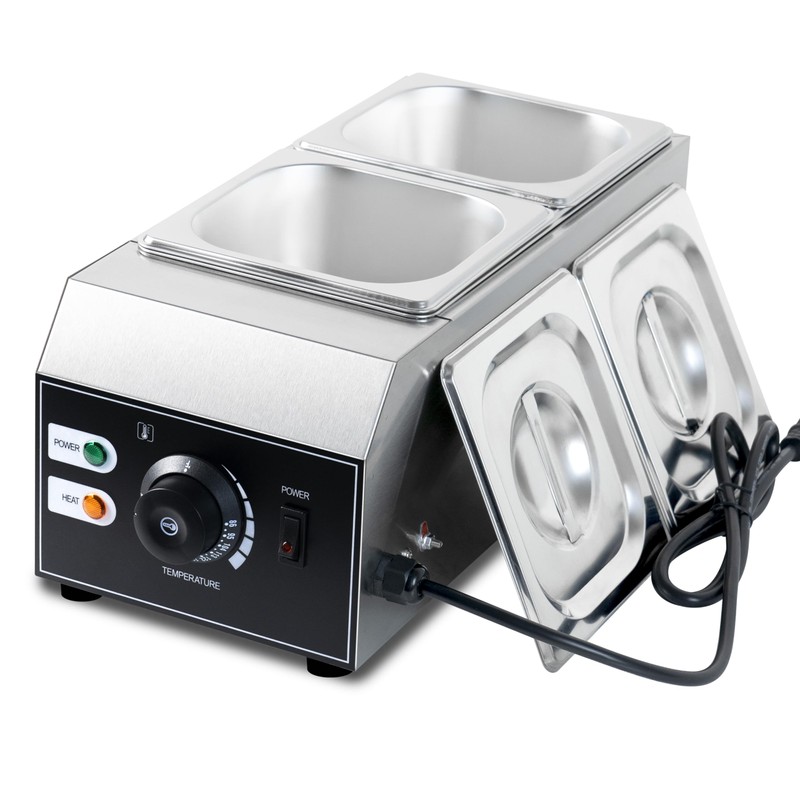 110V chocolate tempering machine,Cheese melting machine,9 Lbs 2 Tanks Chocolate