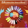 Ithky 27Pcs Set Soak Off UV Led Gel Nail Polish