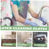 Healvian 2pcs Reusable Household Cleaning Gloves Kitchen Dishwashing Gloves for