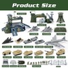XDUOYJOY Military Base Toy, Army Toys Set with 13 Vehicles