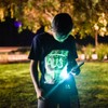 Illuminated Apparel T-Shirt Fluorescente Interattiva (Nero/Verde, M)