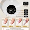 AORAEM UV Nail Lamp, LED Auto Sensor Yellow Light Gooseneck