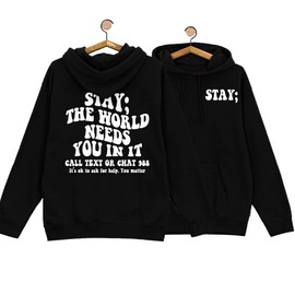 Suicide Prevention Mental Health Help Wellness Trendy Be Kind S Black Hoodie