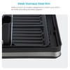 Home Zone Living Large Collapsible Dish Drying Rack for Kitchen