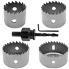 Aracombie 4PCS 1-1/4 Inch to 2-1/8 Inch Hole Saw Kit