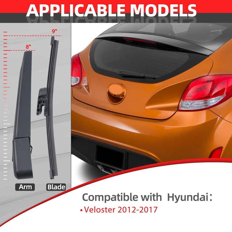 OTUAYAUTO - Kit de limpiaparabrisas trasero - Repuesto para Hyundai
