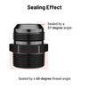 EVIL ENERGY 20AN Male Flare to 1-1/4" NPT Pipe Fitting