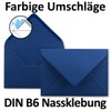 FarbenFroh DIN B6 Folding Card Set with Envelopes in Dark