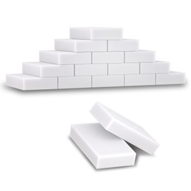 POWOBEST 50 Pack Extra Thick Multi-Purpose Melamine Sponge,Magic Sponge Eraser,Household Extra Large Melamine Cleaning Pads No Scratches Cleaning Sponge,Floo,Bathroom,Kitchen