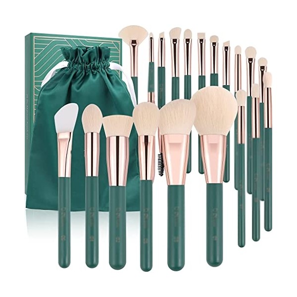 Makeup Brush 20Pcs Make Up Brushes Set with Silicone Face