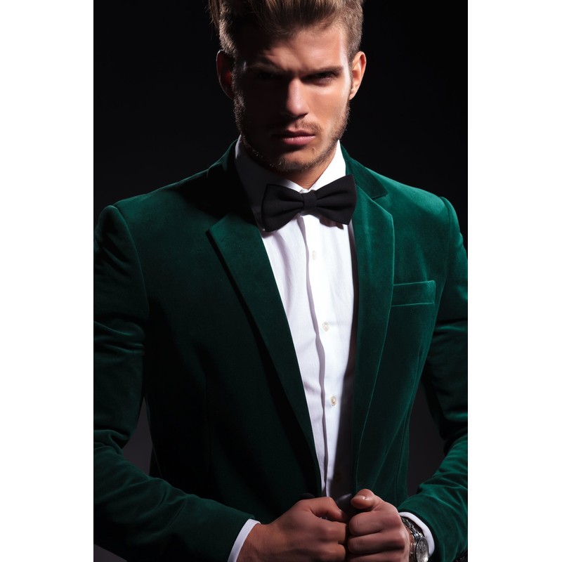 TINYHI Bo Ties For Men Bowtie Pre-tied Adjustable Bow Mens