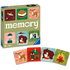 Ravensburger Great Outdoors Memory Game for Boys & Girls Age 3 & Up! - A Fun & Fast Camping Matching Game, 20359
