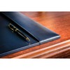 DACASSO Bonded Leather Desk Pad with Side Rails - Luxury