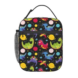 XSXXSC Dinosaur Reusable Lunch Bag Lunch Box Kids,Kids Lunch Box For Girls Boys,Insulated Lunch Bag For Kids,Easy-To-Clean Bento Box Bento Bag,Loncheras Lunchbox For Work/School/Picnic