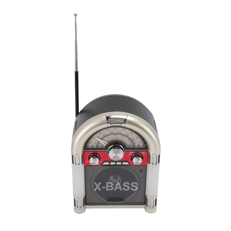 Bluetooth Speaker AM FM SW Band Receiver Retro Style Wireless