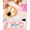 8 PCS Mini Powder Puff, Velour Finger Setting Powder Puffs