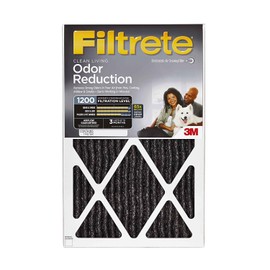 Filtrete 14x25x1 Air Filter MPR 1200 MERV 11, Allergen Defense Odor Reduction, 4-Pack (exact dimensions 13.81x24.81x0.81)