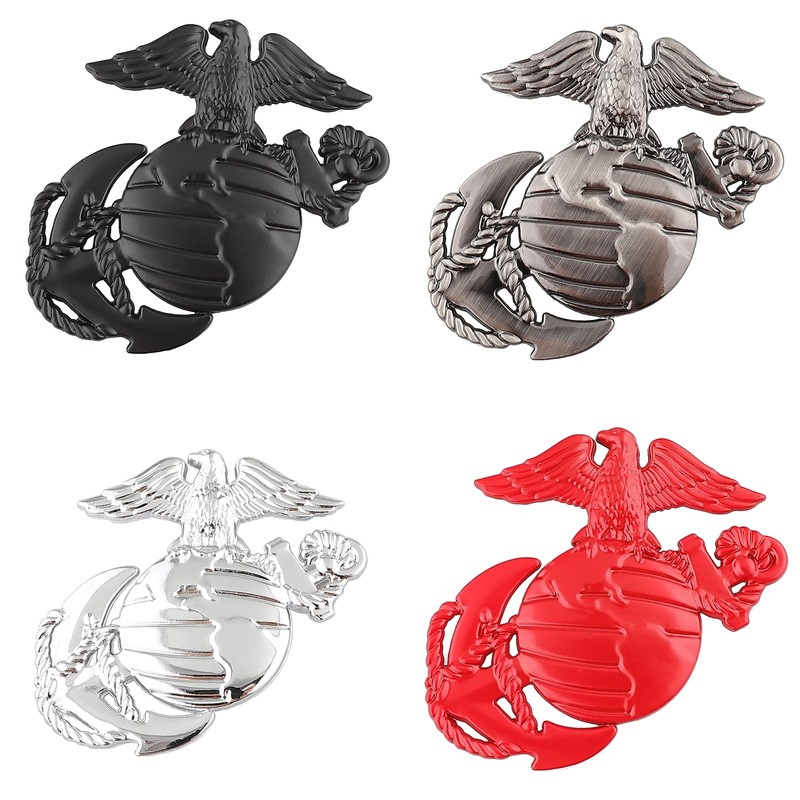 US Marine Corps Truck Emblem Hawk Funny Car Badge for