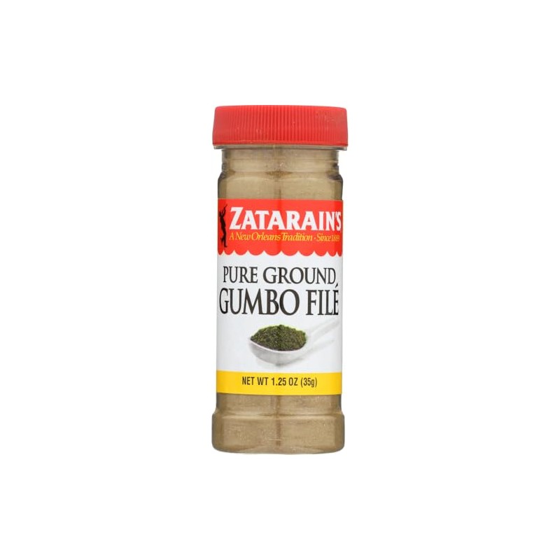 Zatarain's Pure Ground Gumbo FIle 1.25 oz (Pack of 3)