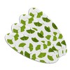 Ginko Biloba Leaves Pattern Double-Sided Oval Nail File Emery Board