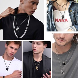 Shark Animal Necklace For Men Teen Boys Eboy Mens Chain Nekles Stainless Steel Punk Jewelry Fish Pendant Necklaces