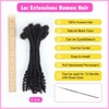 12 inch 30 Strands Loc Extensions Human Hair, 0.4cm Width