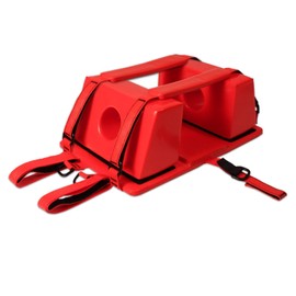 Dealmed Deluxe Emergency Head Immobilizer with Straps Universal Orange