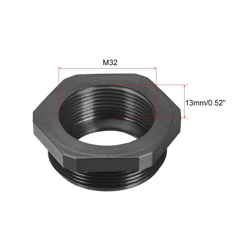 sourcing map Threaded Reducing Bushings Nylon Connector Adaptor M40 Male